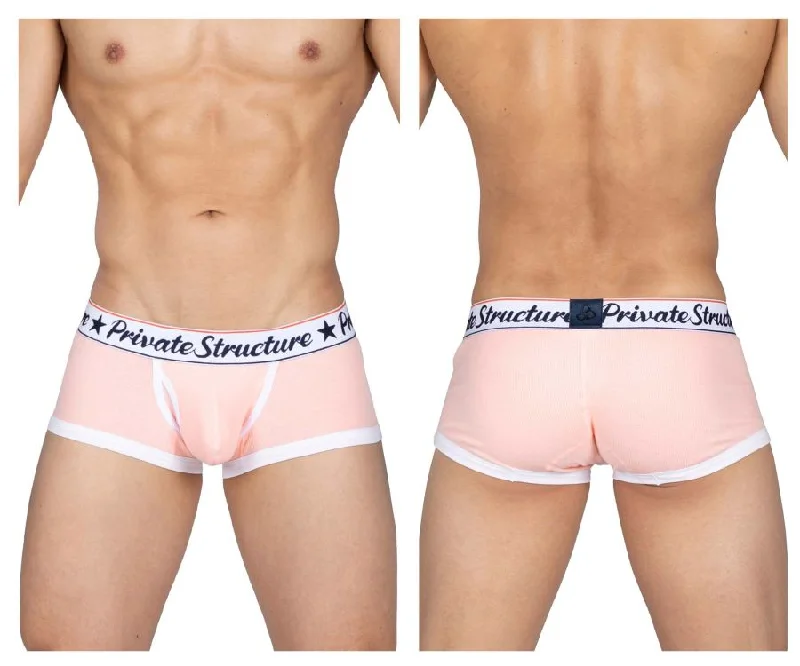Designer men's boxer briefs with a premium lookPrivate Structure SCUX4070 Classic Trunks Color Baby Blush Designer men's boxer briefs with a premium lookPrivate Structure SCUX4070 Classic Trunks Color Baby Blush