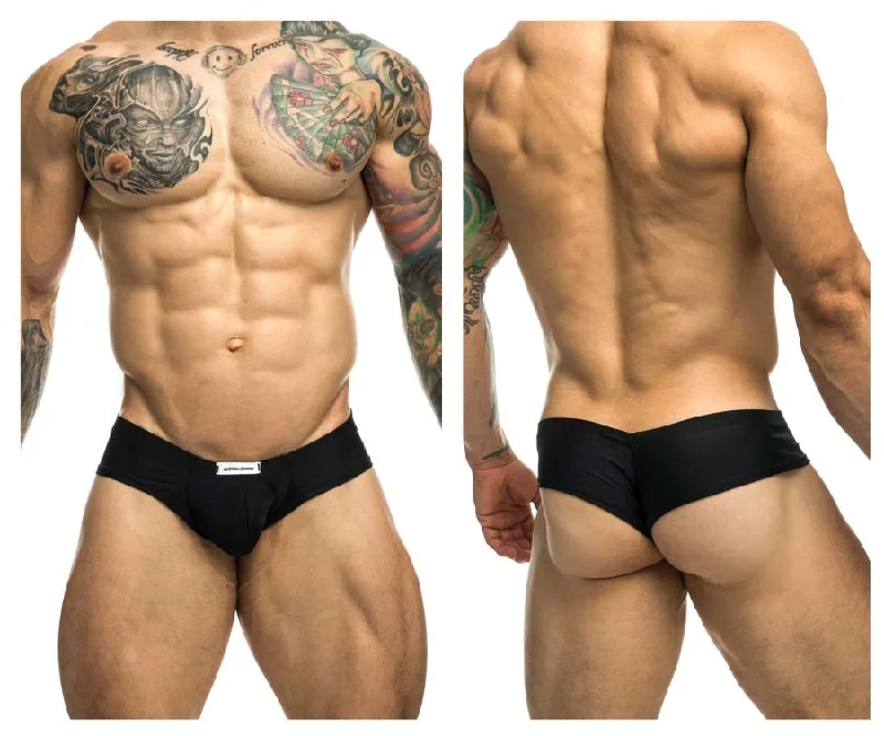 Cotton - blend men's briefs for added stretchJUSTIN+SIMON XSJ22 Cheek Briefs Color Black Cotton - blend men's briefs for added stretchJUSTIN+SIMON XSJ22 Cheek Briefs Color Black