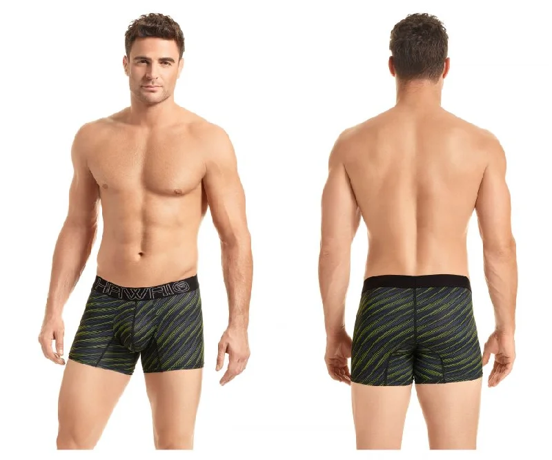 Thermal men's boxer briefs for cold weatherHAWAI 41921 Boxer Briefs Color Green