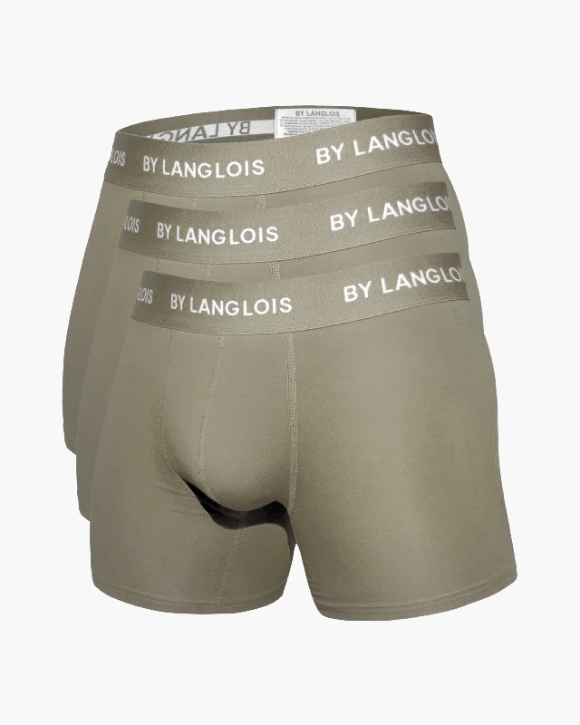 Men's boxer briefs with a reinforced waistband3-PACK DUNE PERFECT FIT BOXER BRIEFS