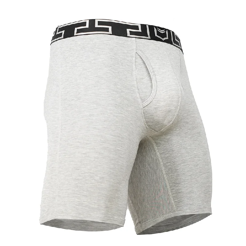 Low - rise men's boxer briefs for a modern silhouetteSHEATH V Bamboo Titan Men's 8" Sports Performance Boxer Brief Low - rise men's boxer briefs for a modern silhouetteSHEATH V Bamboo Titan Men's 8" Sports Performance Boxer Brief