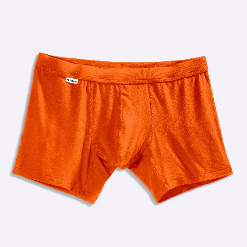 Moisture - wicking men's boxer briefs for sports activitiesThe Tiger Orange Boxer Brief