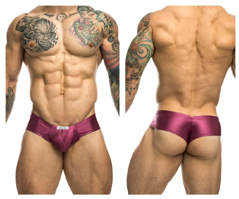 Men's briefs with a double - layer pouch for extra protectionJUSTIN+SIMON XSJ22 Cheek Briefs Color Wine Men's briefs with a double - layer pouch for extra protectionJUSTIN+SIMON XSJ22 Cheek Briefs Color Wine