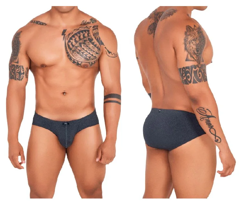 Bright - colored men's briefs for a bold statementXtremen 91142 Ultra-soft Briefs Color Gray Cross Bright - colored men's briefs for a bold statementXtremen 91142 Ultra-soft Briefs Color Gray Cross