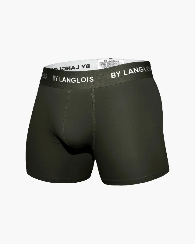 Thermal men's boxer briefs for cold weatherPERFECT FIT BOXER BRIEF IN TROPICAL STONE