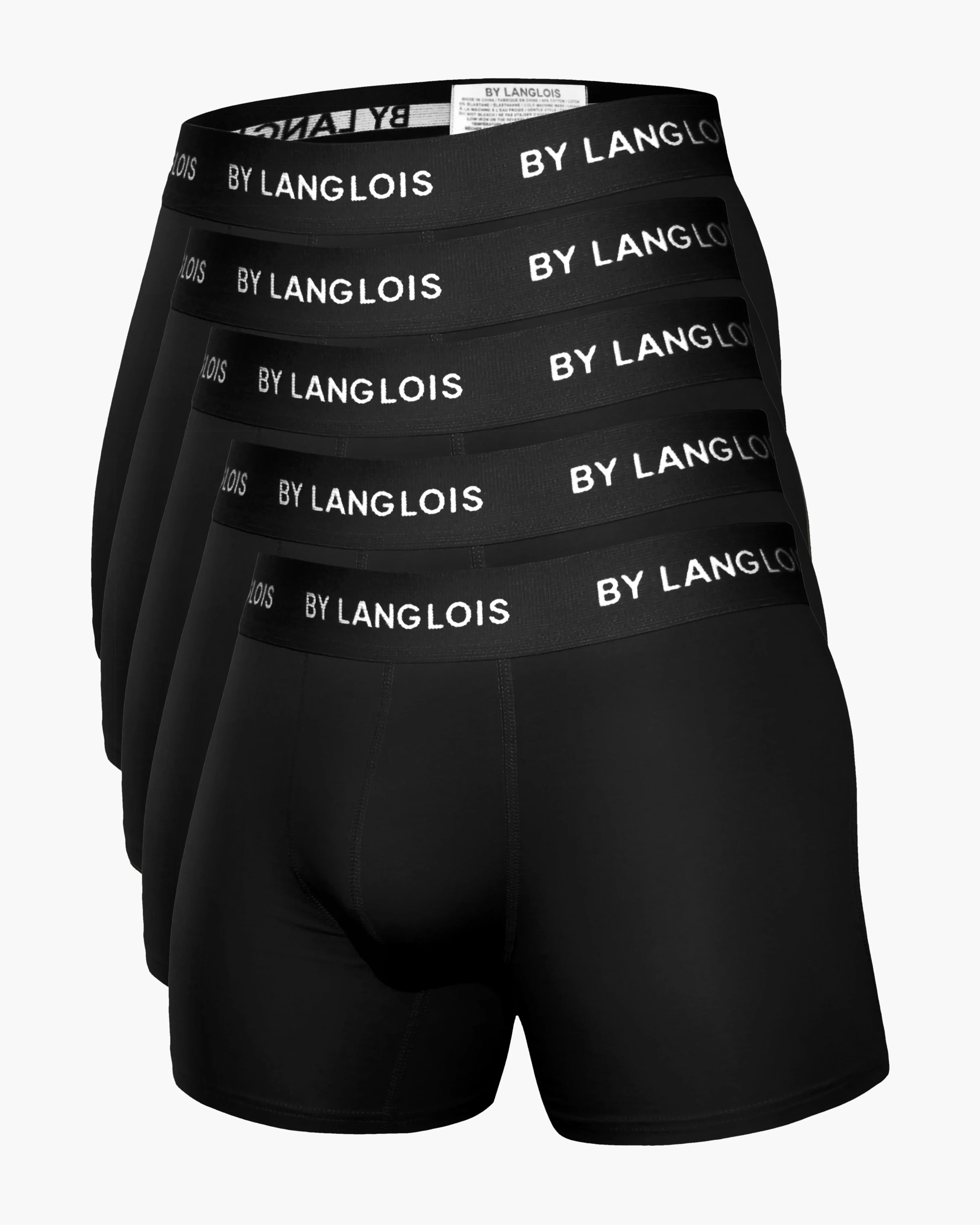 Mesh - paneled men's boxer briefs for ventilation5-PACK BLACK PERFECT FIT BOXERS BRIEFS Mesh - paneled men's boxer briefs for ventilation5-PACK BLACK PERFECT FIT BOXERS BRIEFS