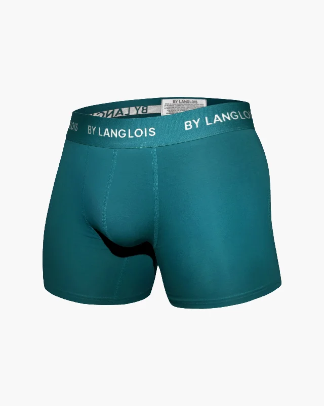 Patterned men's boxer briefs, such as stripes or checksPERFECT FIT BOXER BRIEF IN MIDNIGHT SKY