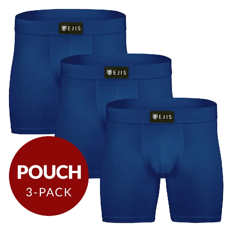 Organic cotton men's boxer briefs for sensitive skinSweat Proof Men's Boxer Briefs with Pouch - Navy 3pk Organic cotton men's boxer briefs for sensitive skinSweat Proof Men's Boxer Briefs with Pouch - Navy 3pk