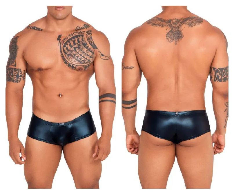 Low - cut men's briefs for a discreet appearanceXtremen 91115 Metallic Briefs Color Black Low - cut men's briefs for a discreet appearanceXtremen 91115 Metallic Briefs Color Black