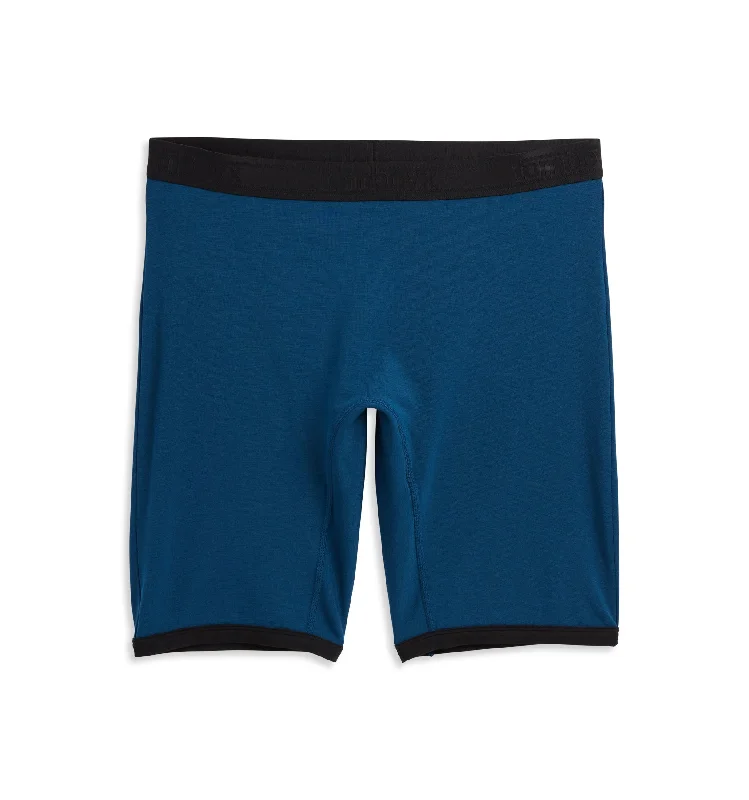 Microfiber men's boxer briefs for a smooth feel9" Boxer Briefs - TENCEL™ Modal Retro Blue