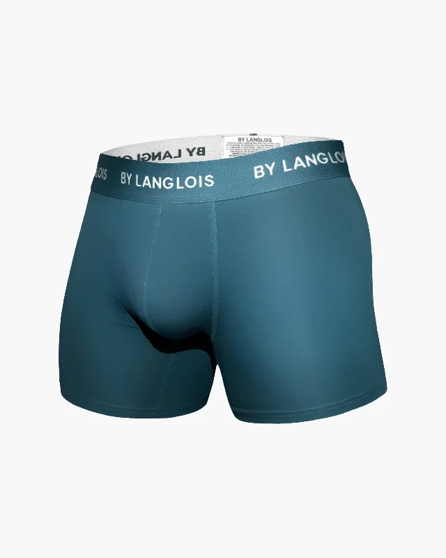 Thermal men's boxer briefs for cold weatherPERFECT FIT BOXER BRIEF IN SWEET BLUEBERRY