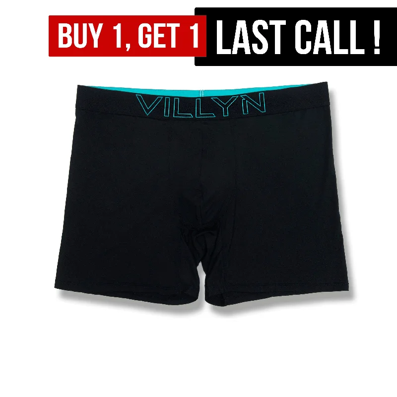 Printed men's boxer briefs with fun designsVILLYN Boxer-Brief Black Modal