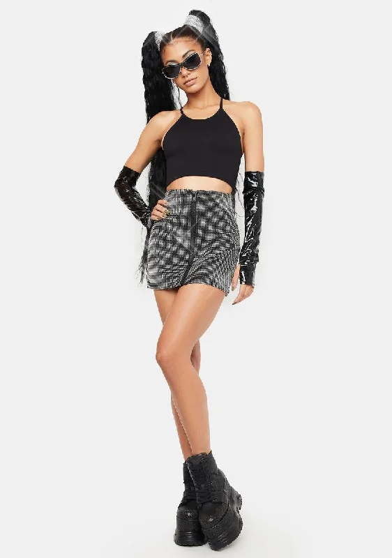 Give The Cold Shoulder Mini Skirt