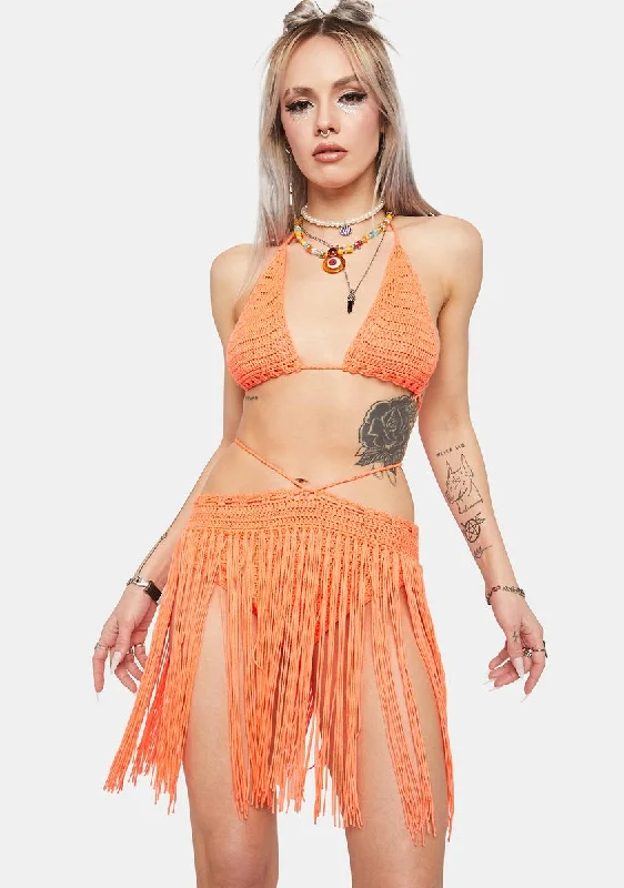 Where's The Love Crochet Skort Set