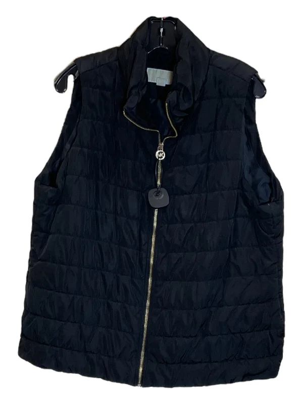 Black Vest Puffer & Quilted Michael Kors, Size 1x