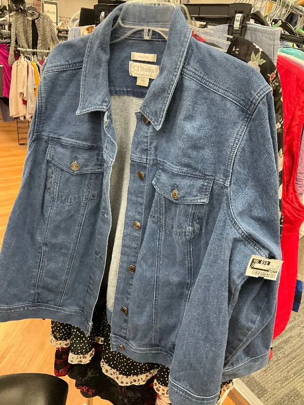 Blue Denim Jacket Denim Cj Banks, Size 2x