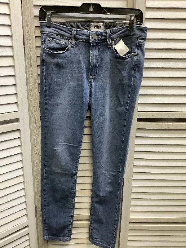 Blue Denim Jeans Skinny Paige, Size 6