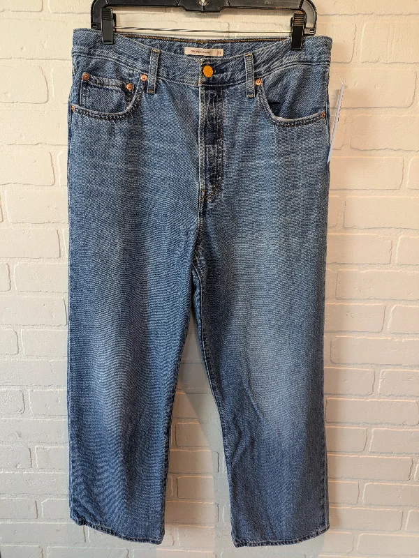 Blue Denim Jeans Straight Levis, Size 12