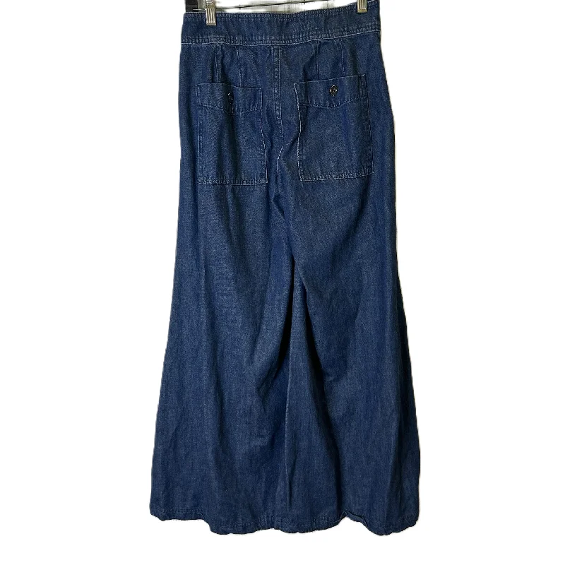 Blue Denim Jeans Wide Leg By Pilcro, Size: 2petite