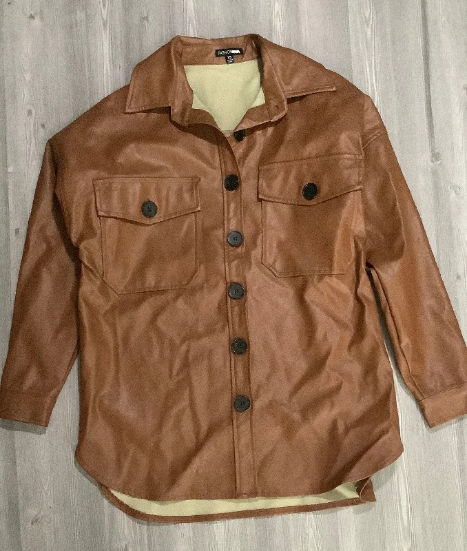 Brown Jacket Other Fashion Nova, Size Xs