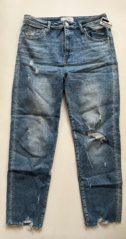 Denim Jeans Straight Risen Jeans, Size 12