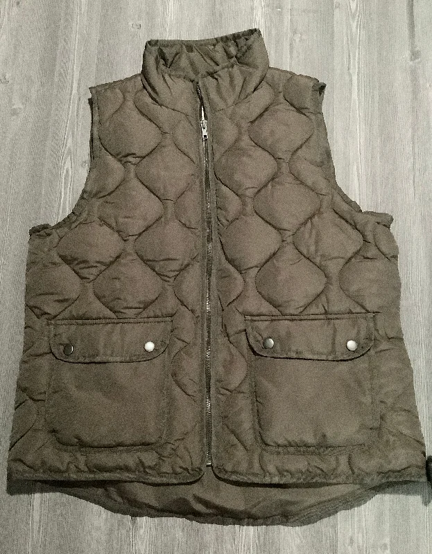 Green Vest Puffer & Quilted Thread And Supply, Size M