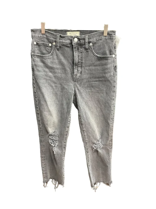 Grey Denim Jeans Skinny Express, Size 6