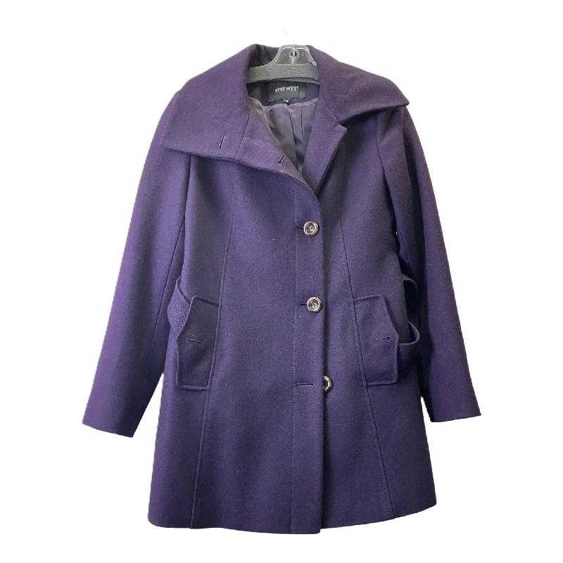 Purple Coat Other By Nine West, Size: 8