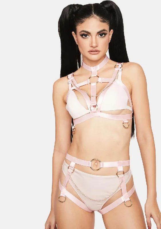 Blush Harness Set