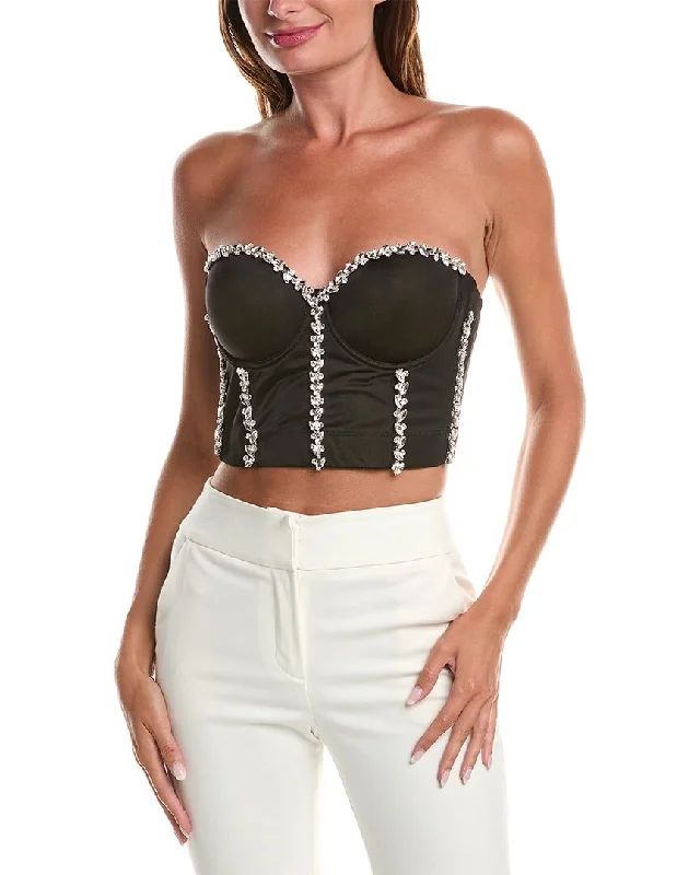 Gracia Rhinestone Bustier Top