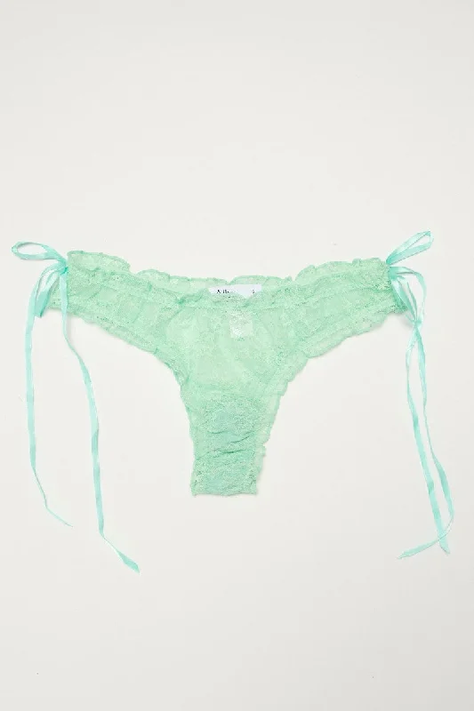 Green Lace Lingerie Set