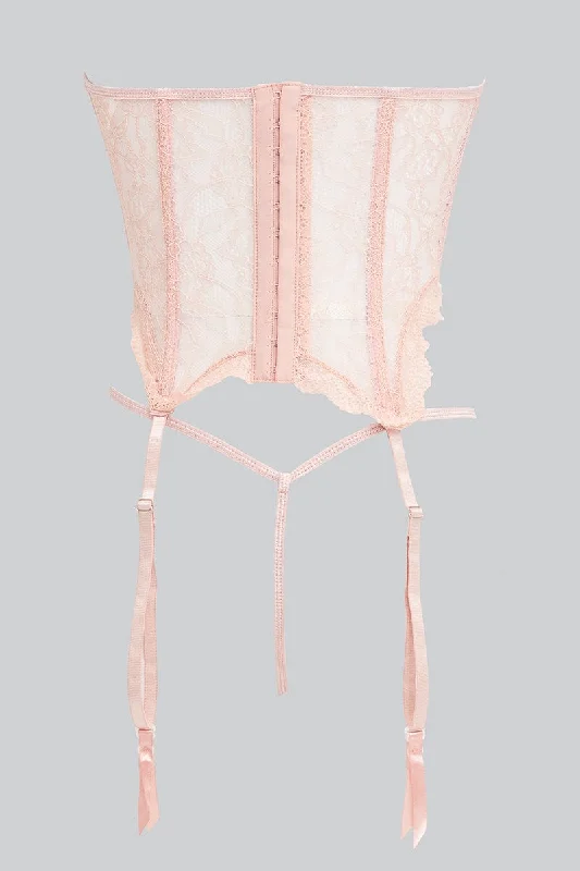 Pink Lace Lingerie Set