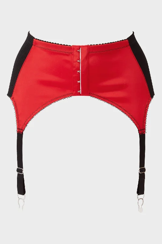 Scarlet Webutant Garter Belt