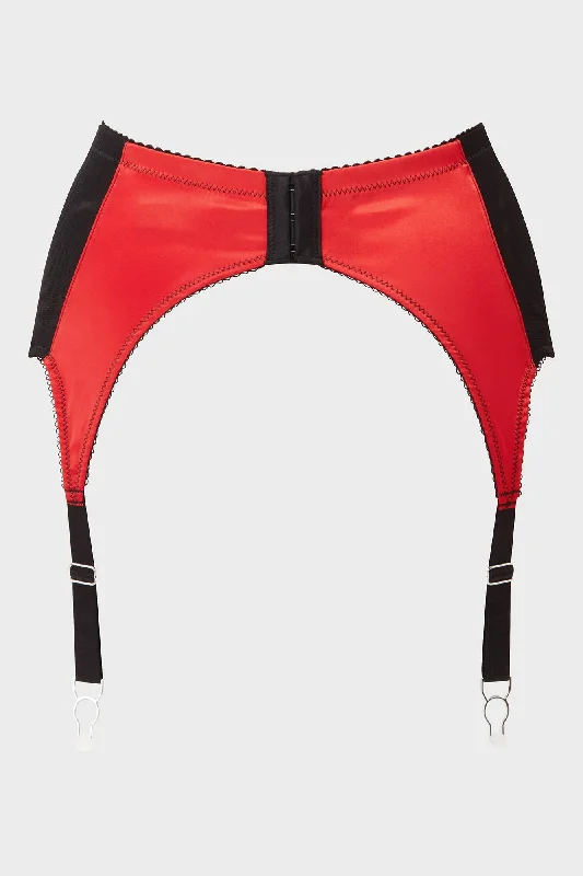 Scarlet Webutant Garter Belt