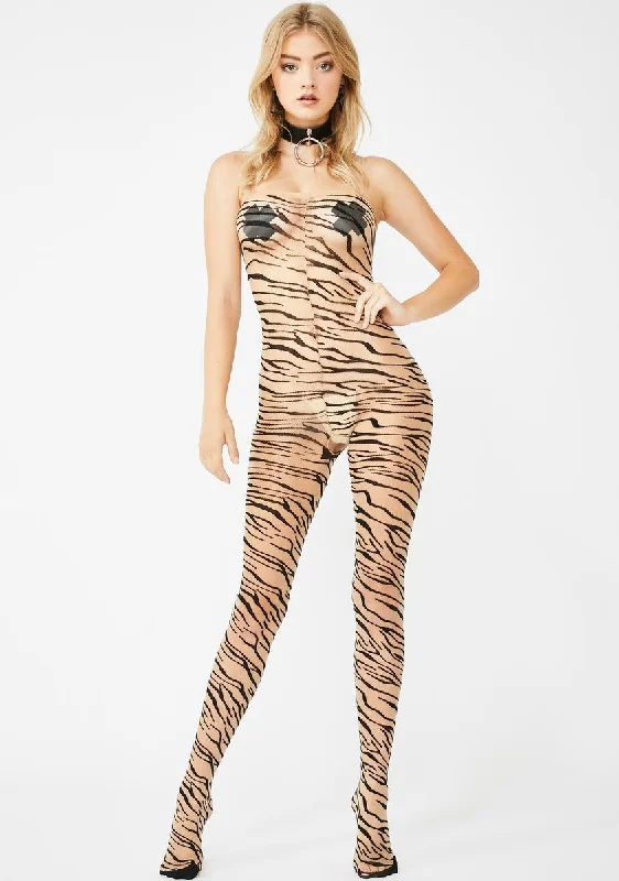 Tigress Temptress Sheer Bodystocking