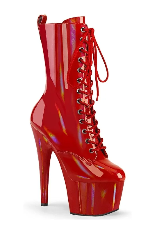 ADORE-1040WR-HG Red Patent Ankle Boot