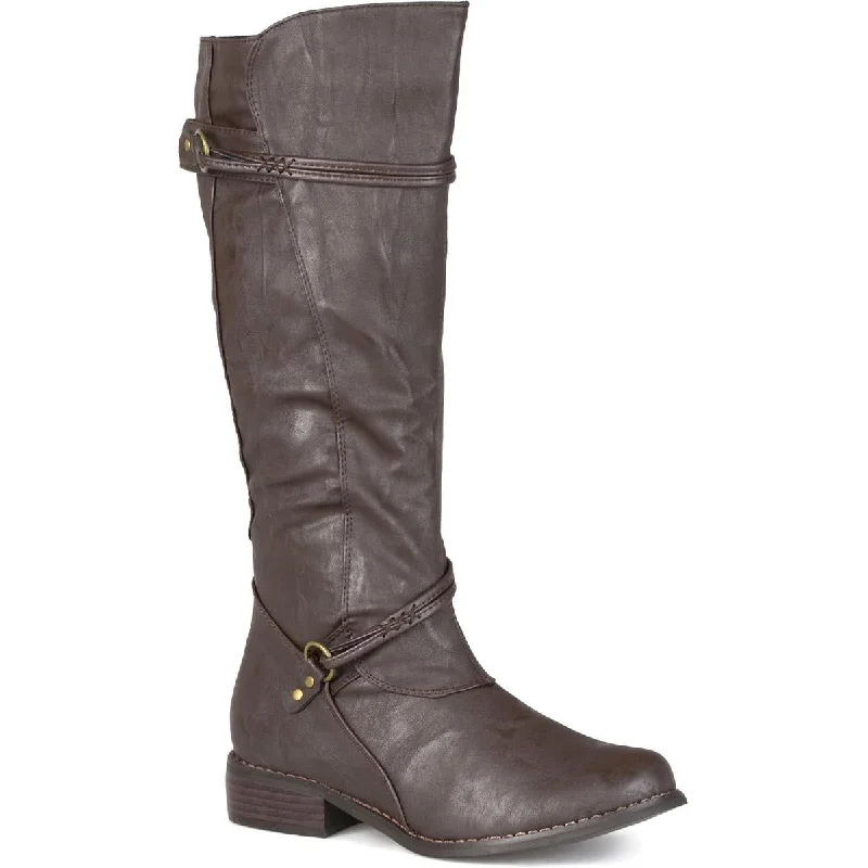 Harley Womens Faux Leather Knee-High Boots