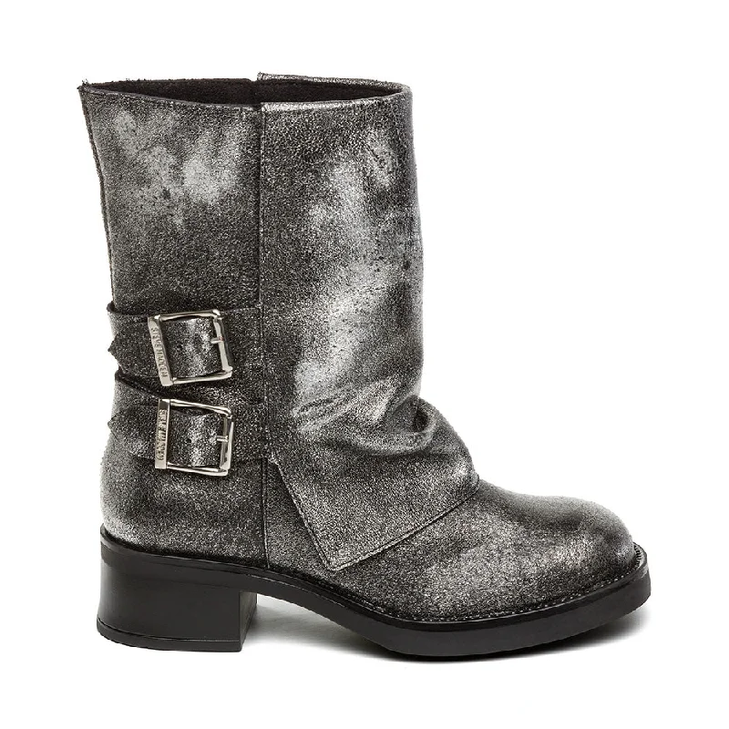 Bonfire Boots SILVER LEATHER