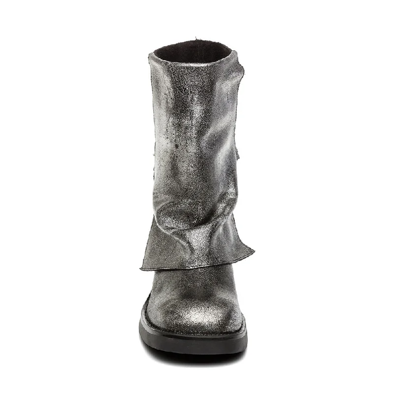 Bonfire Boots SILVER LEATHER