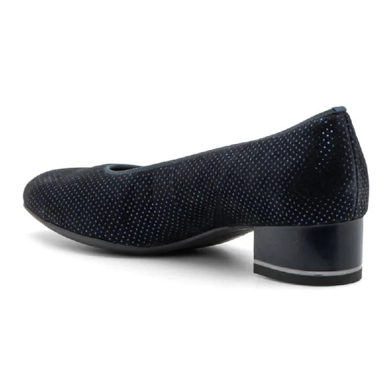 Ara Gabrielle Midnight Blue Suede Pump (Women's)