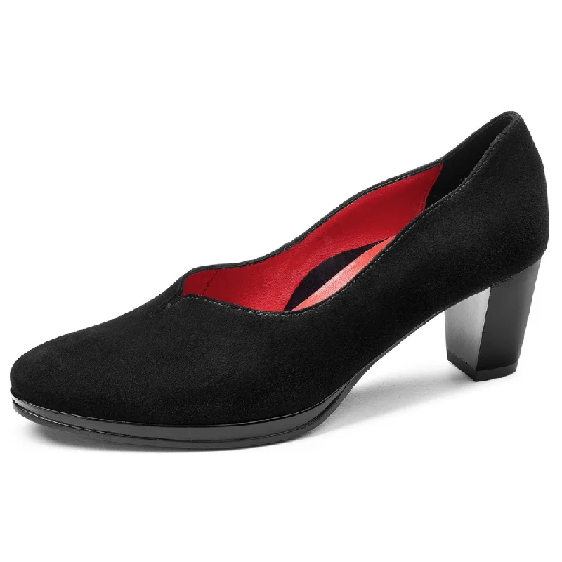 Ara Odina Black Suede Pump (Women's)