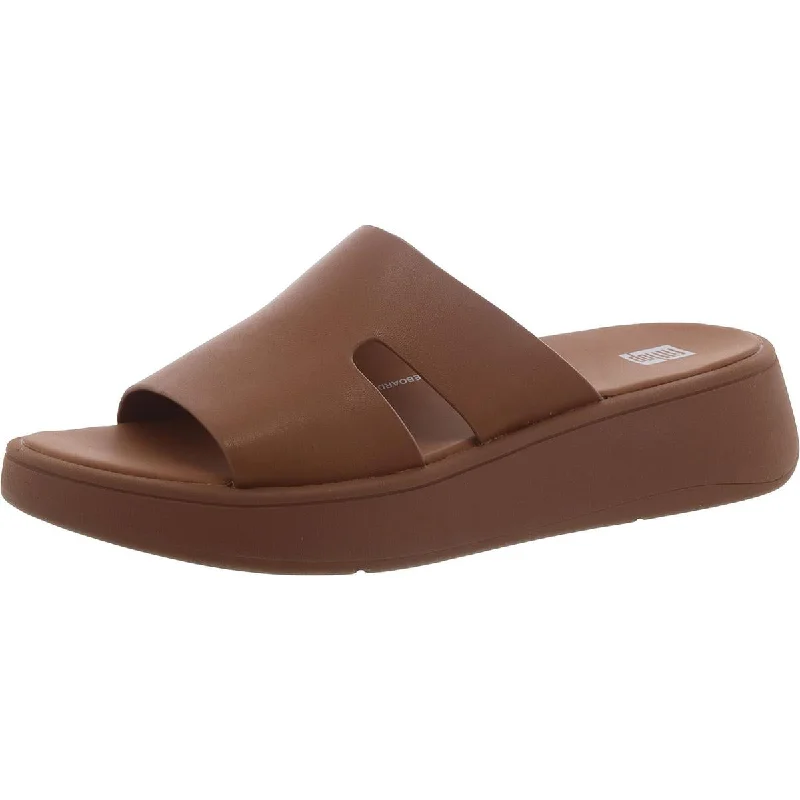 FMODE RAW Womens Leather Slip on Wedge Sandals