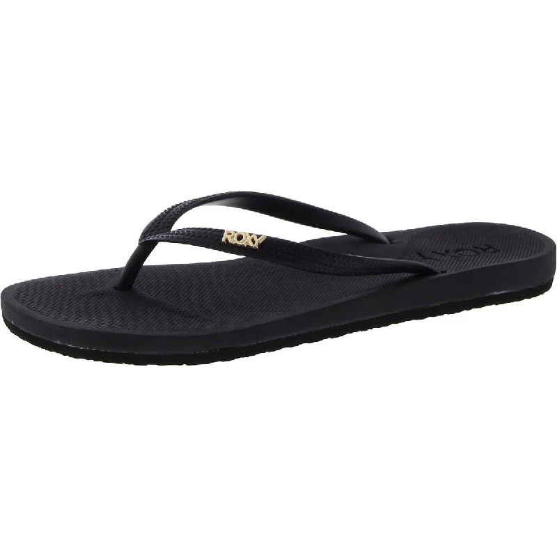 Jettie Womens Slip-On Casual Thong Sandals