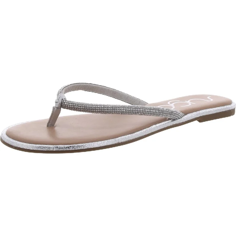 PETITION Womens Thong Slip on Flatform Sandals