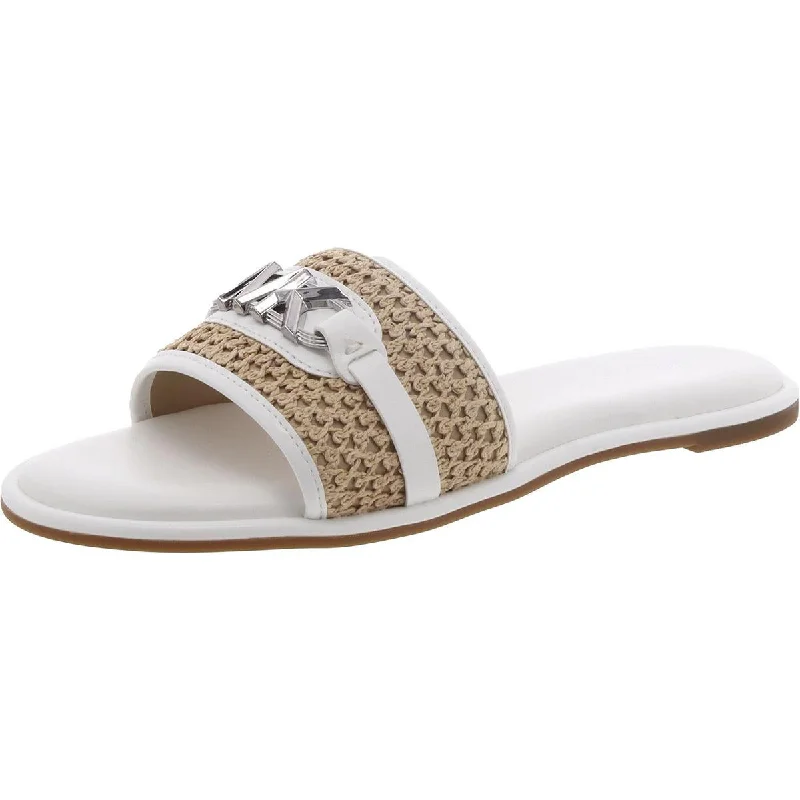 Womens Woven Round toe Flatform Sandals