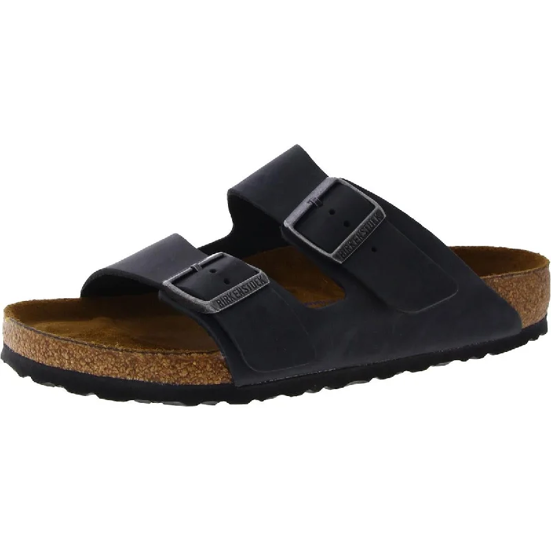 Arizona Soft Footbed Womens Suede Slides Footbed Sandals