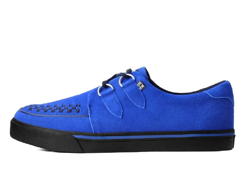 Electric Blue Suede D-Ring Sneaker