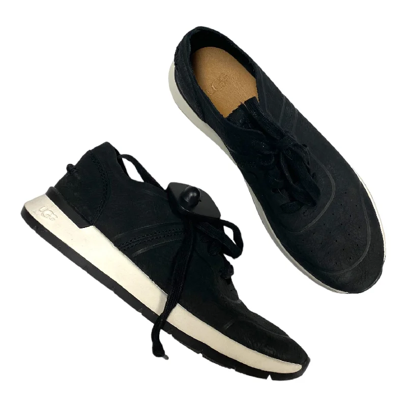 Shoes Sneakers By Ugg In Black, Size: 6.5