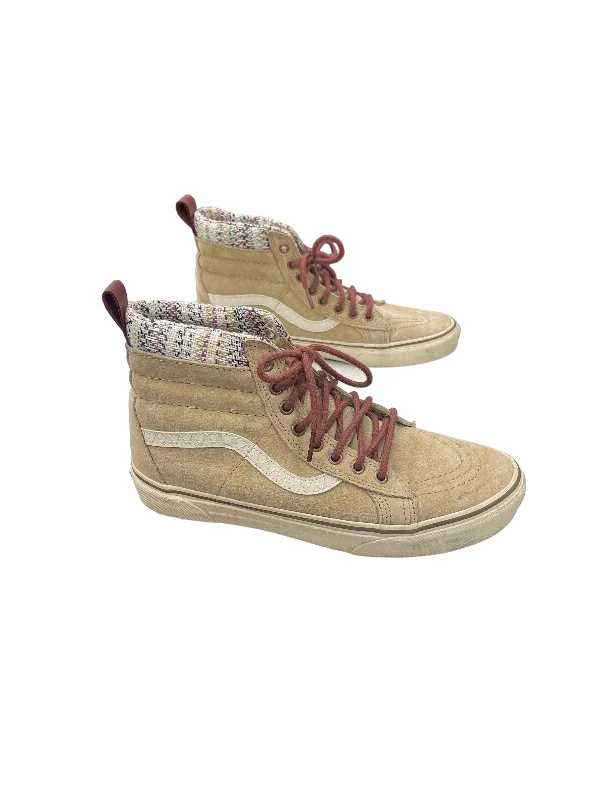 Shoes Sneakers By Vans In Beige, Size: 10.5