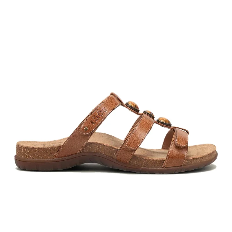 Taos Gemma Slide Sandal (Women) - Hazelnut